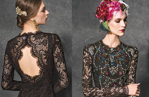 فساتين دولتشي أند غابانا هي الأرقى لسهرة رأس السنة